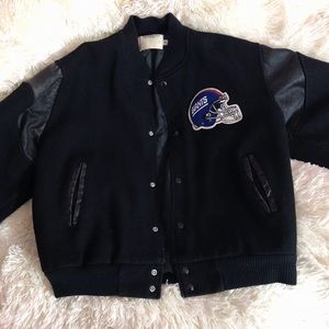NFL Giants Wool Varsity Jacket